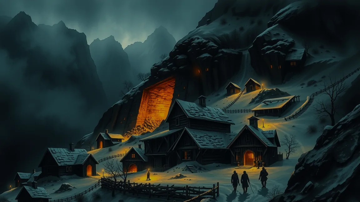 Wolfsmark — wioska górnicza pod szarymi górami